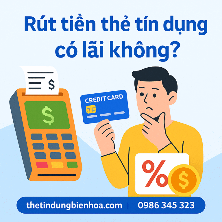 Rút Tiền Thẻ Tín Dụng Có Lãi Không