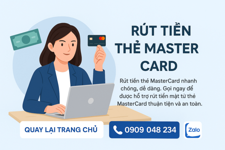 Rút tiền thẻ master card