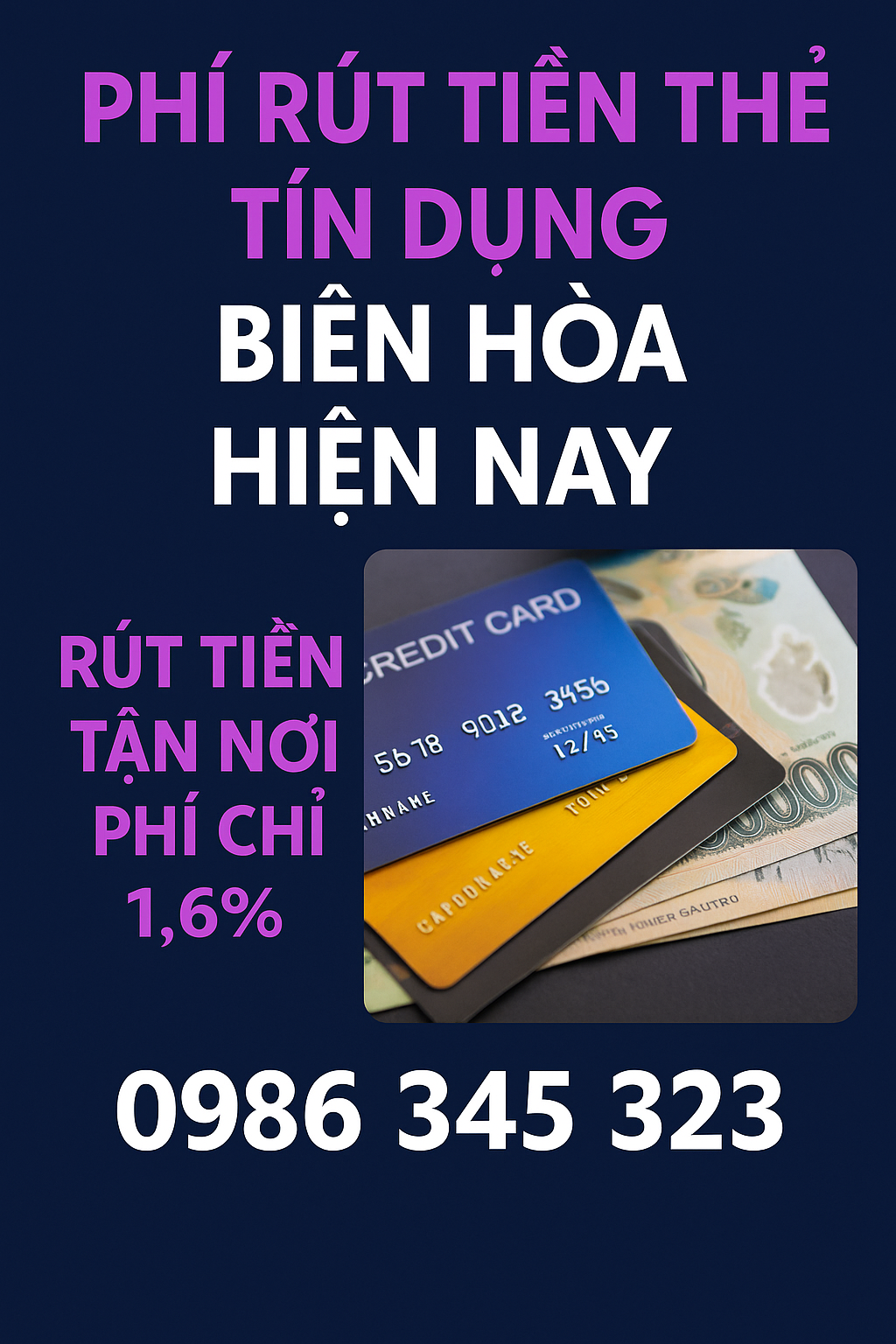 phí rút tiền thẻ tín dụng