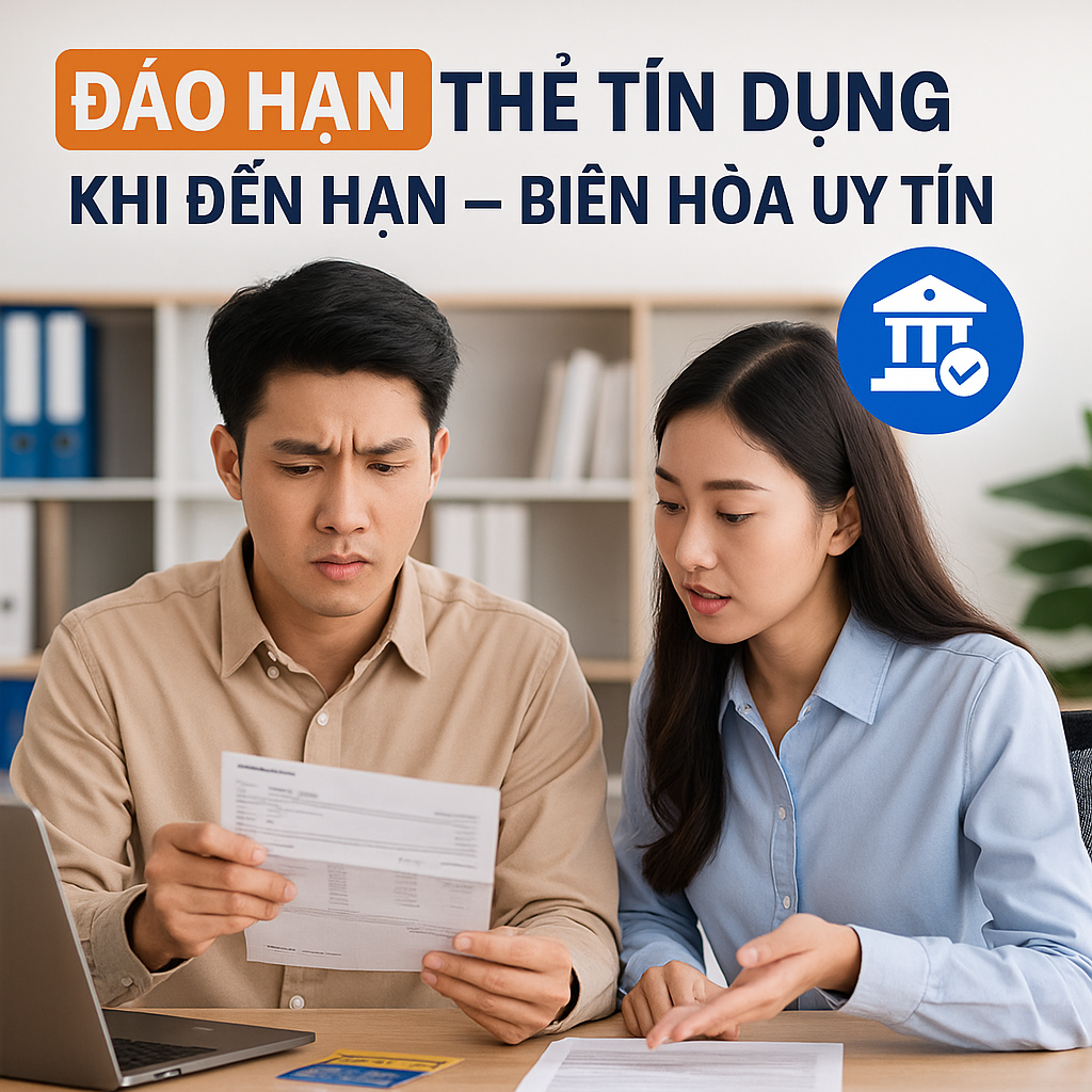 Đáo hạn thẻ tín dụng Biên Hòa