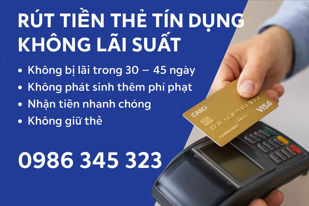 Dịch vụ rút tiền thẻ tín dụng Biên Hòa