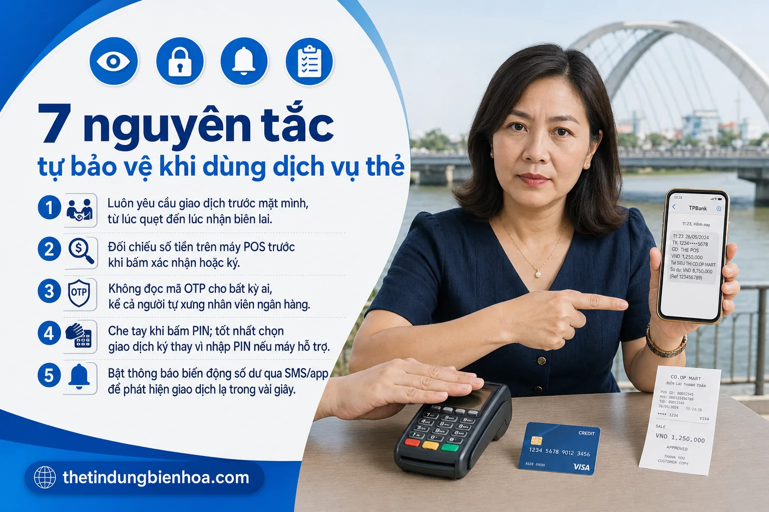 Rút tiền thẻ tín dụng không cần giao thẻ