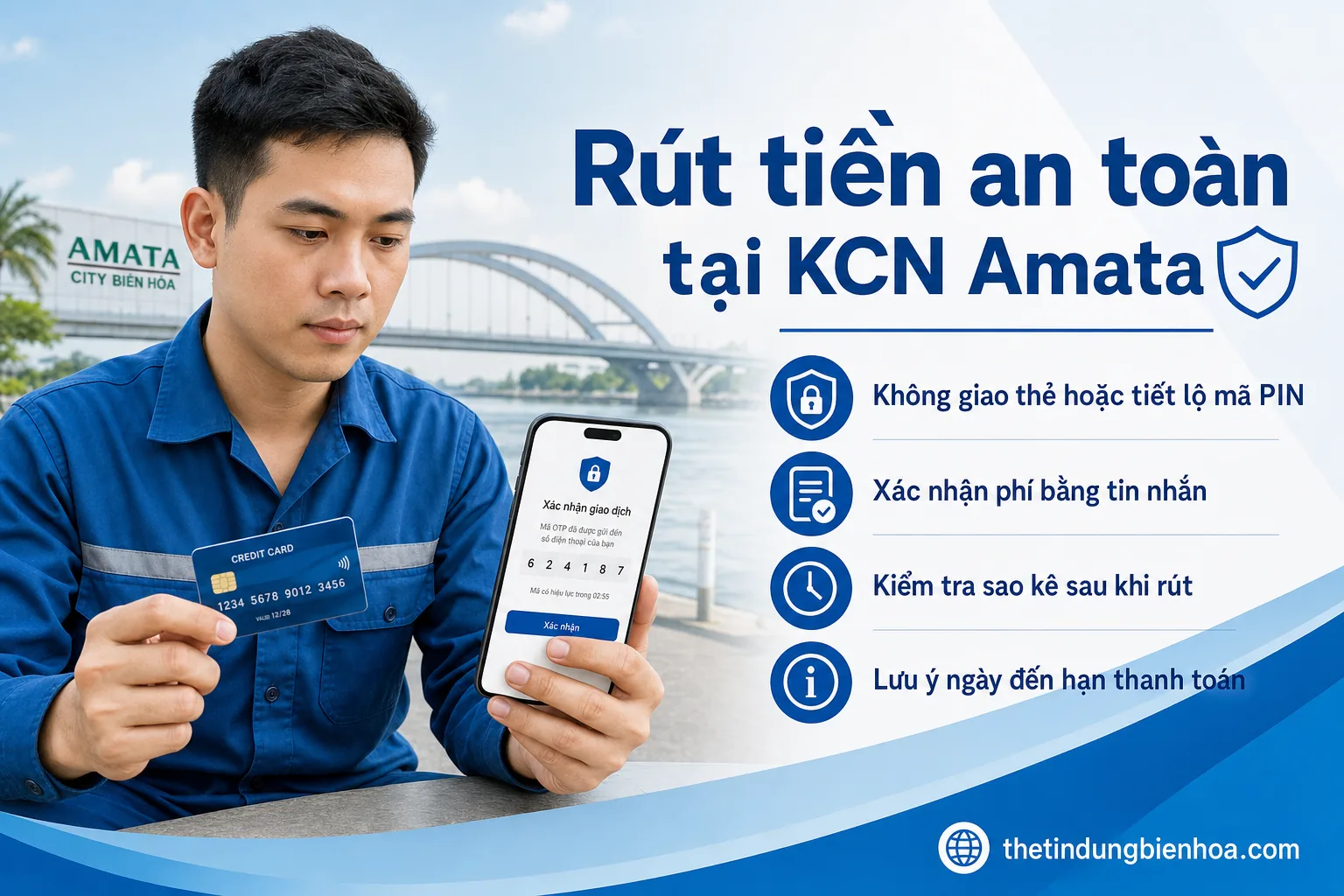 Dịch vụ rút tiền thẻ tín dụng Amata uy tín