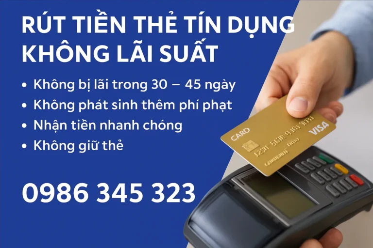 Dịch vụ rút tiền thẻ tín dụng Biên Hòa nhanh uy tín phí hợp lý