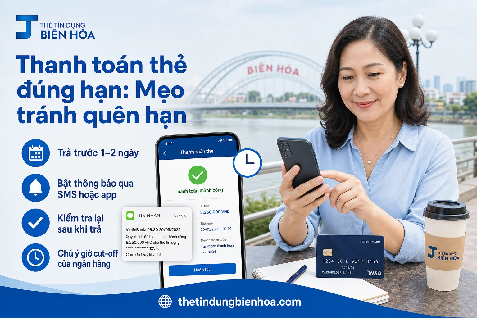 Quản lý tài chính và thanh toán thẻ tín dụng đúng hạn
