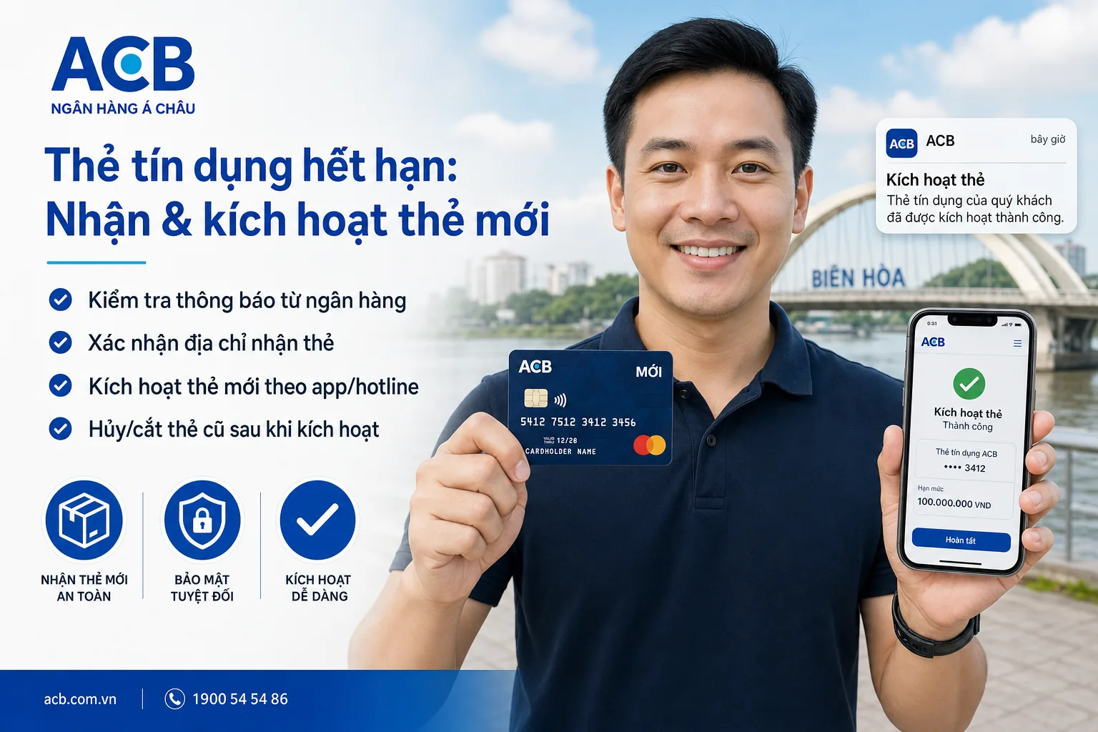 Hướng dẫn gia hạn thẻ tín dụng hết hạn tại Biên Hòa