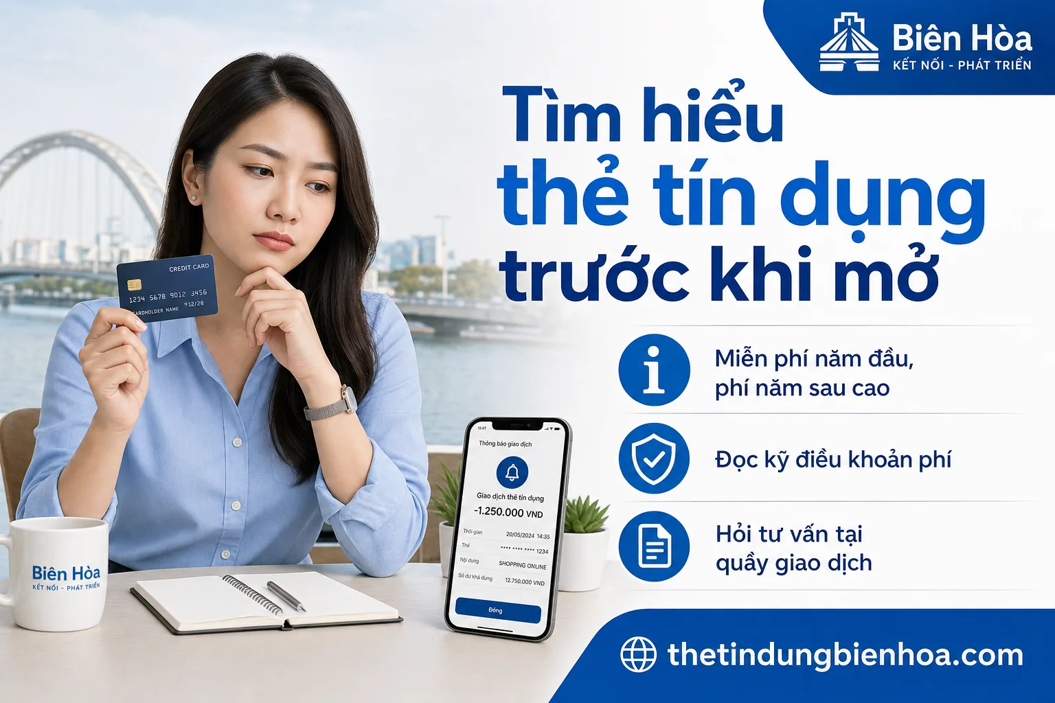 Các loại thẻ tín dụng Visa Mastercard JCB phổ biến tại Biên Hòa