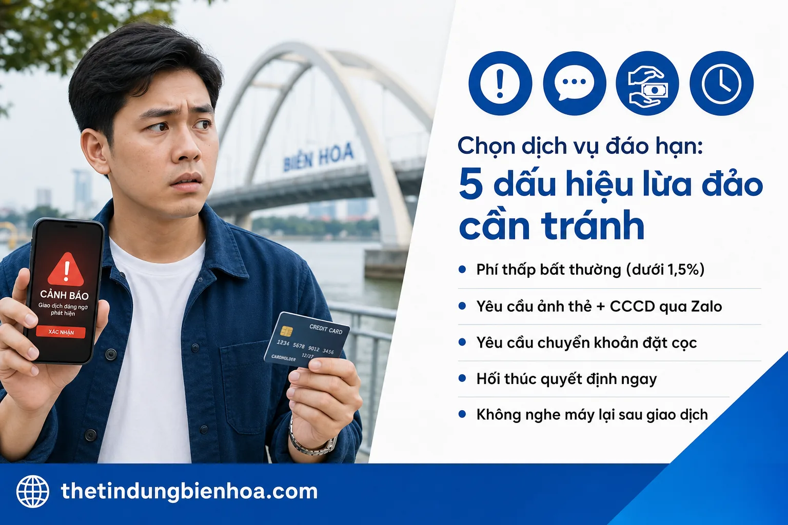 Tiêu chí đánh giá dịch vụ đáo hạn thẻ tín dụng an toàn