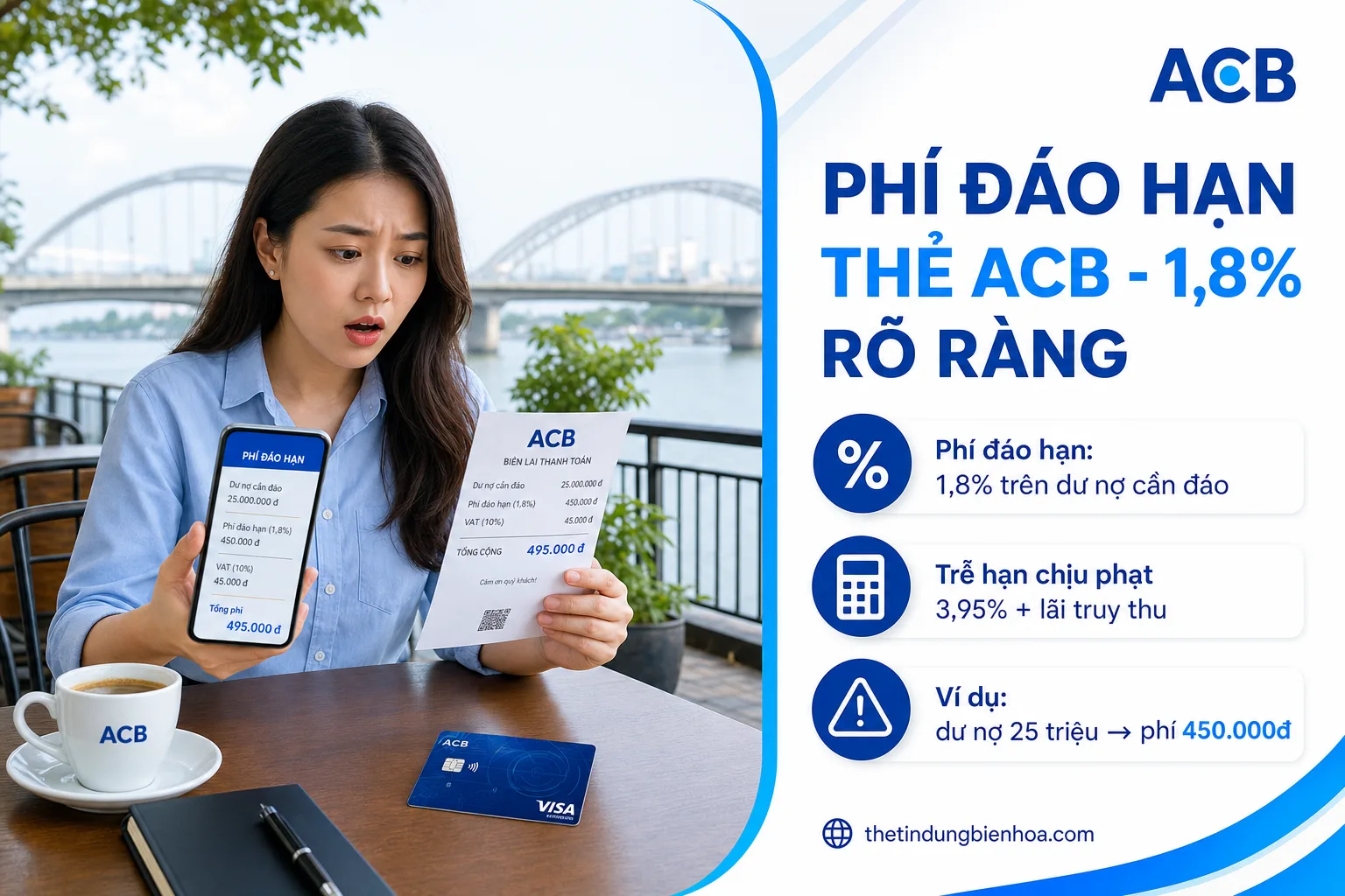 Quy trình đáo hạn thẻ tín dụng ACB nhanh gọn
