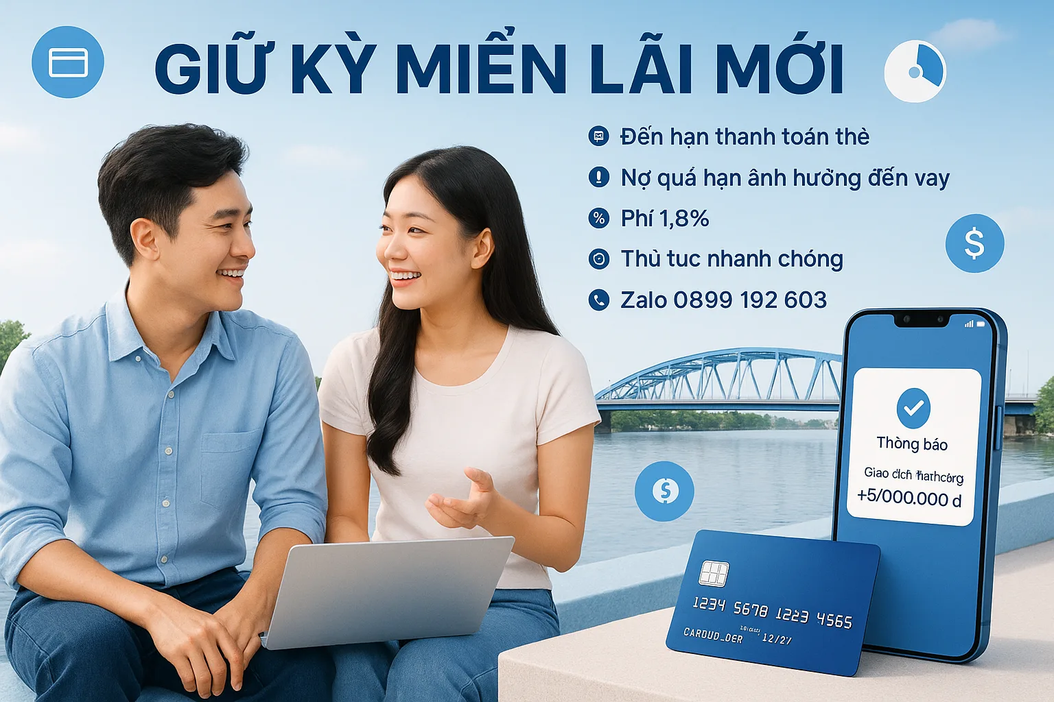 Đáo hạn thẻ tín dụng Long Thành phí 1,8% xử lý trong ngày - ảnh 3