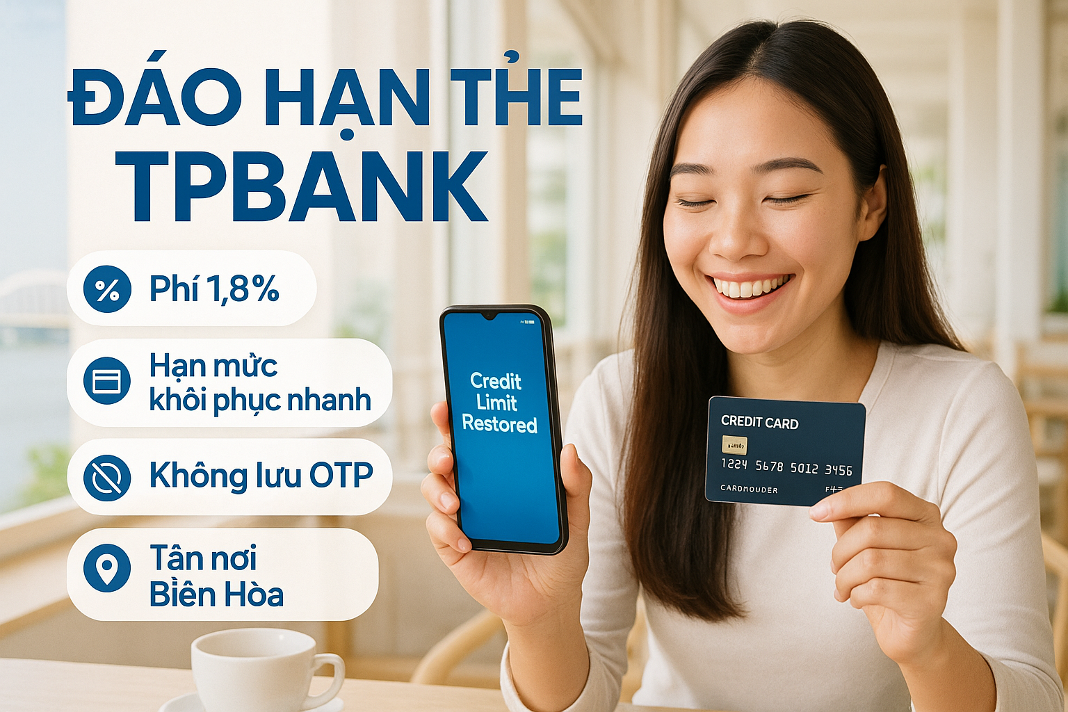 Đáo hạn thẻ tín dụng TPBank tại Biên Hòa