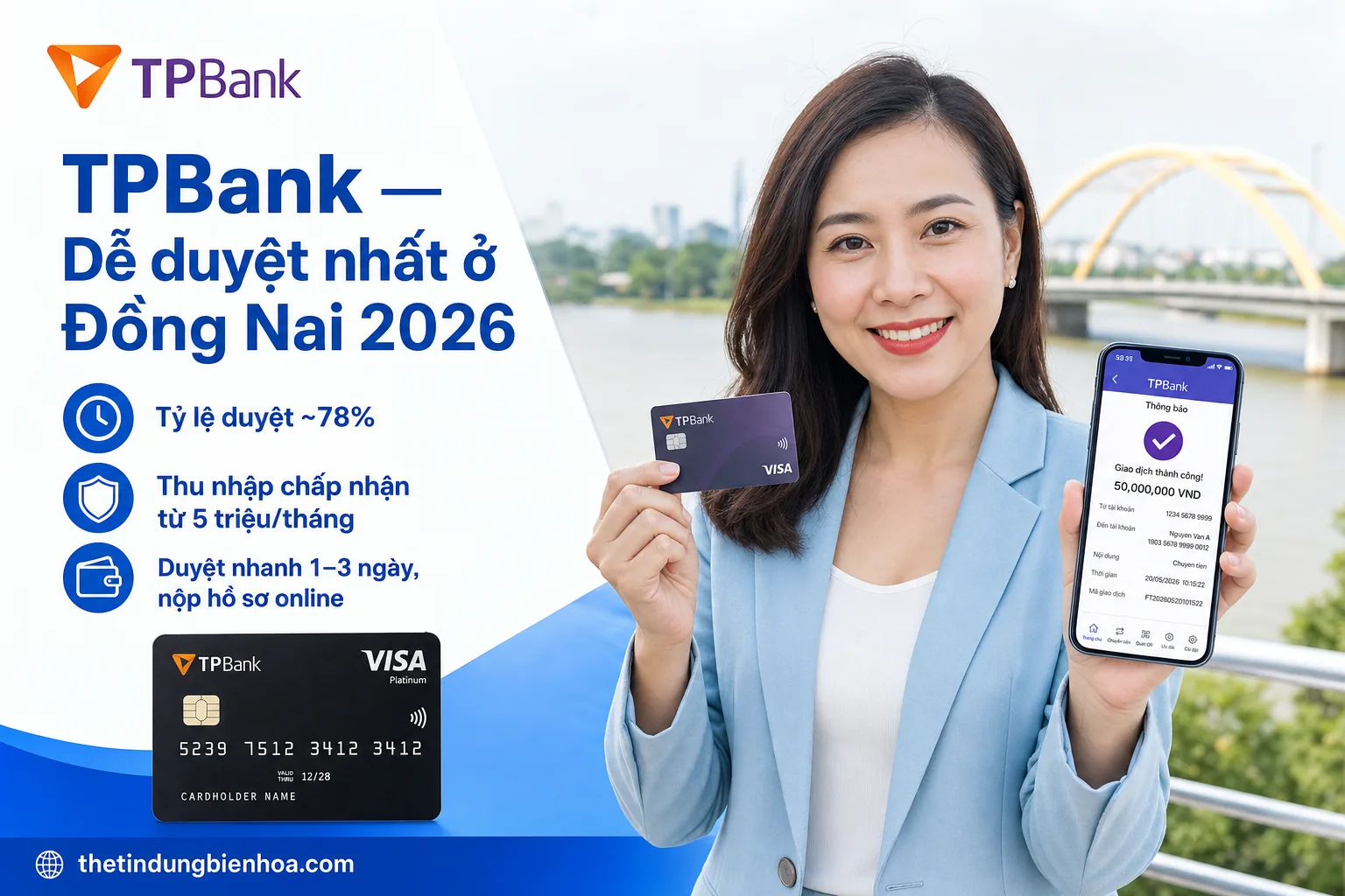 Ngân hàng nào dễ duyệt thẻ tín dụng tại Đồng Nai
