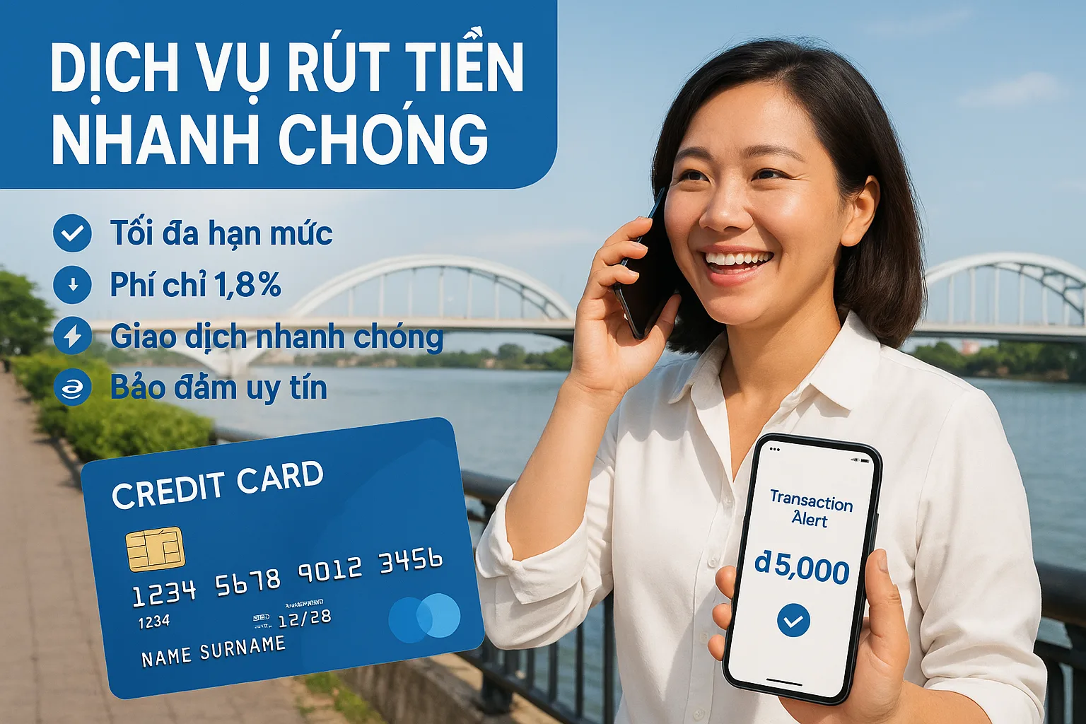 Rút tiền thẻ tín dụng gần sân bay Long Thành và các KCN - ảnh 3