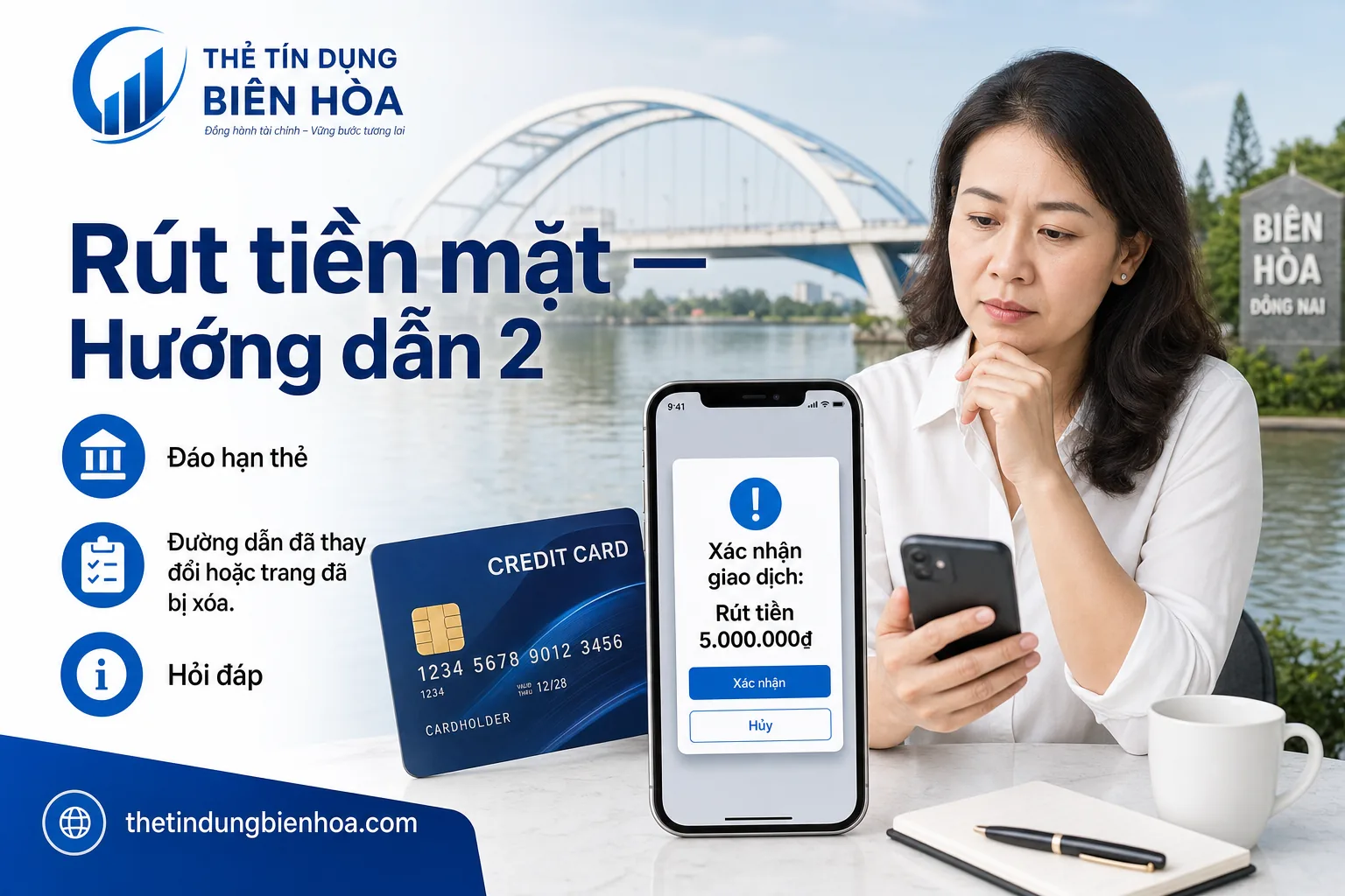 Các bước rút tiền mặt thẻ tín dụng an toàn