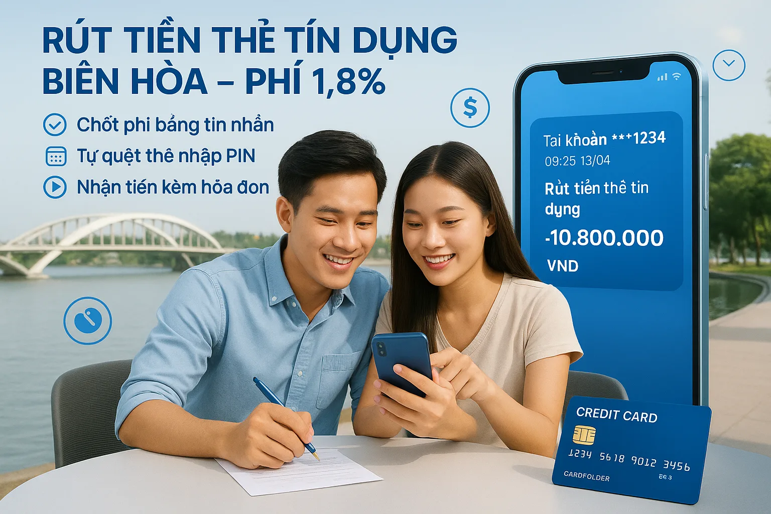 Rút tiền thẻ tín dụng Dĩ An phí 1,8% có mặt 20-30 phút - ảnh 3