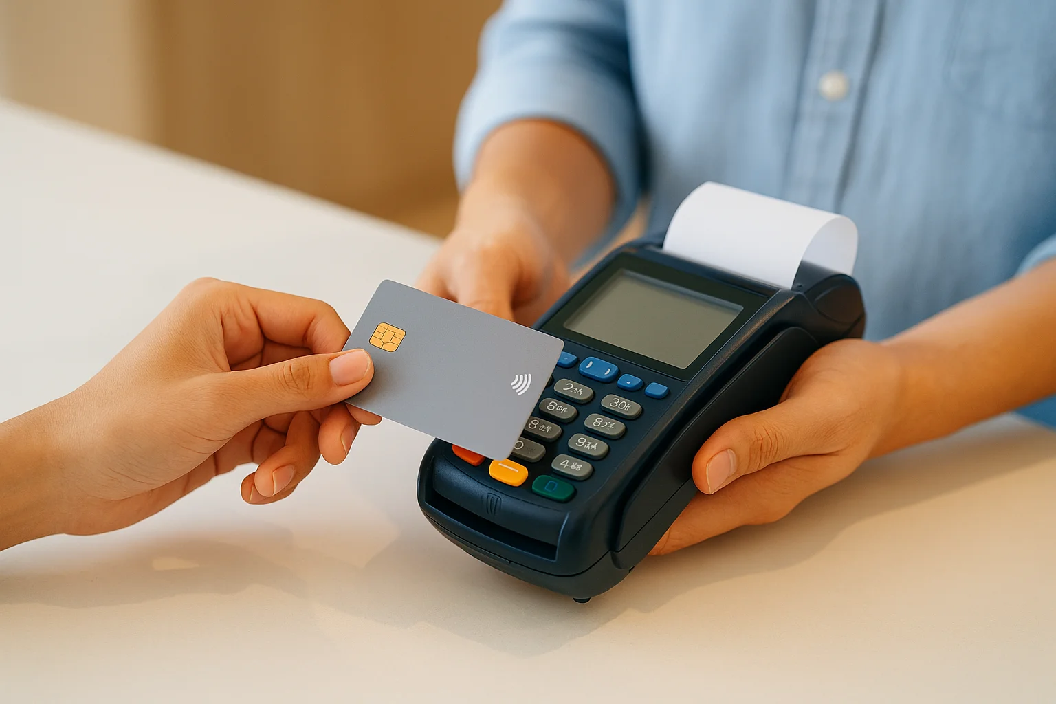 Cà thẻ qua máy POS thu hồi khoản ứng khi đáo hạn thẻ VietinBank