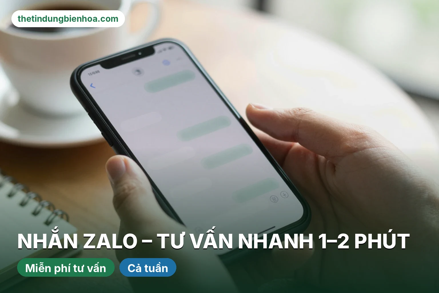 Nhắn tin liên hệ tư vấn rút tiền thẻ tín dụng qua điện thoại